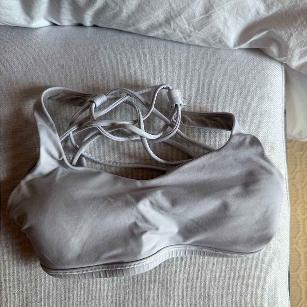 Lululemon Athletica Gray Sports Bra Intimates